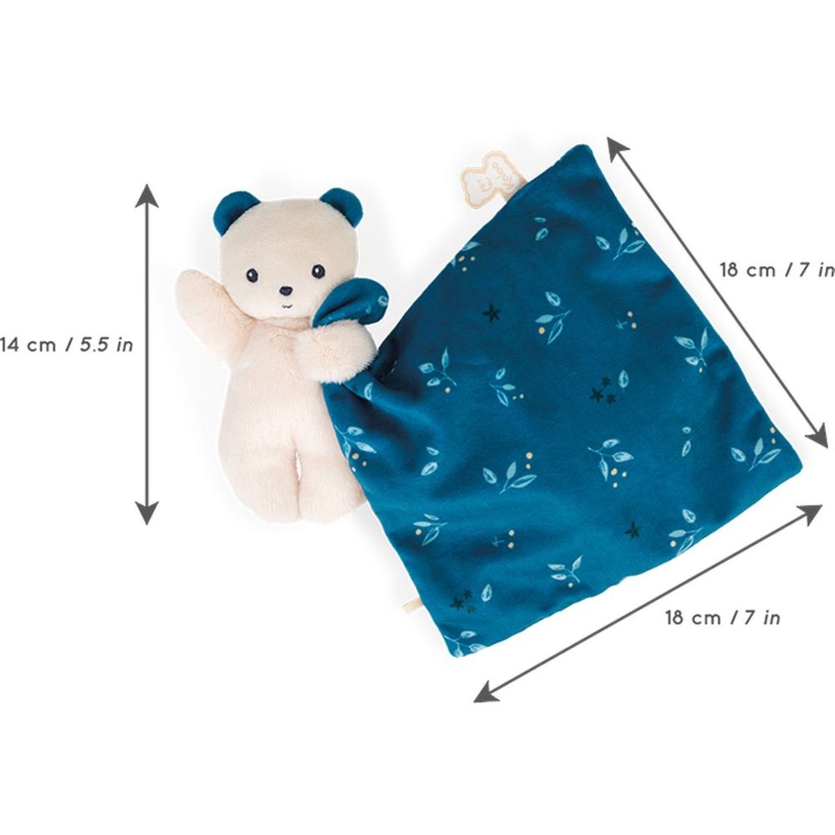 Doudou carré douceur plat v002226, KALOO