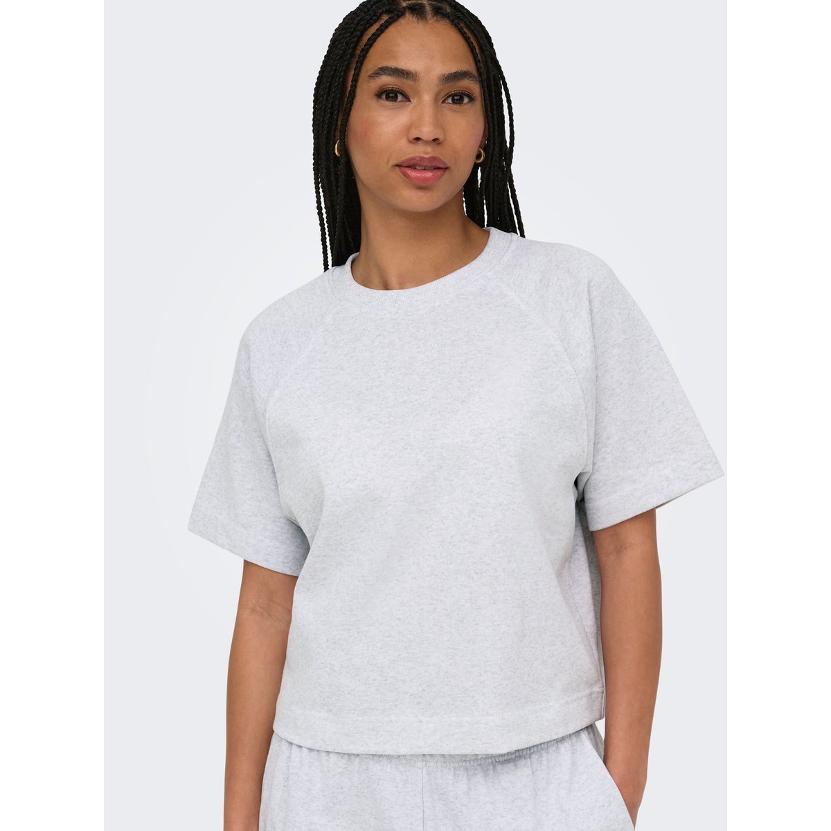 Sweat-Shirt light grey melange 1, ONLY