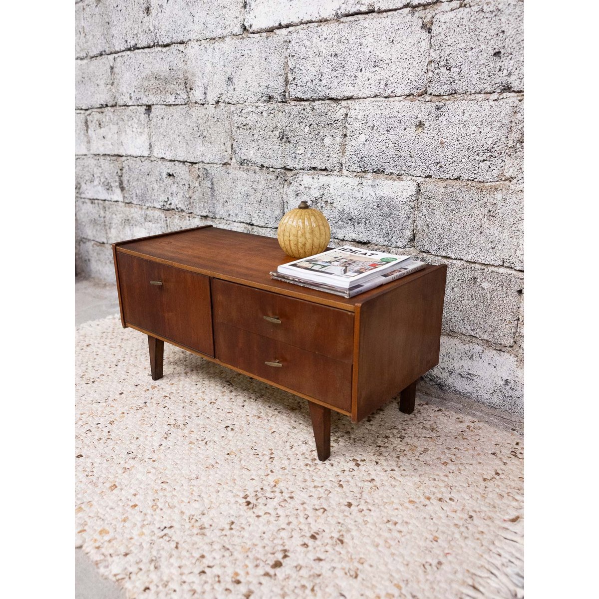 Petite commode en bois Garance N°715 - Bon état marron, DEBONGOUT