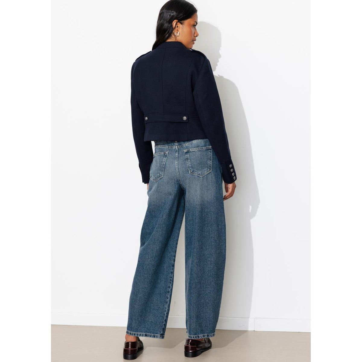 Jean balloon taille haute jean brut, PROMOD