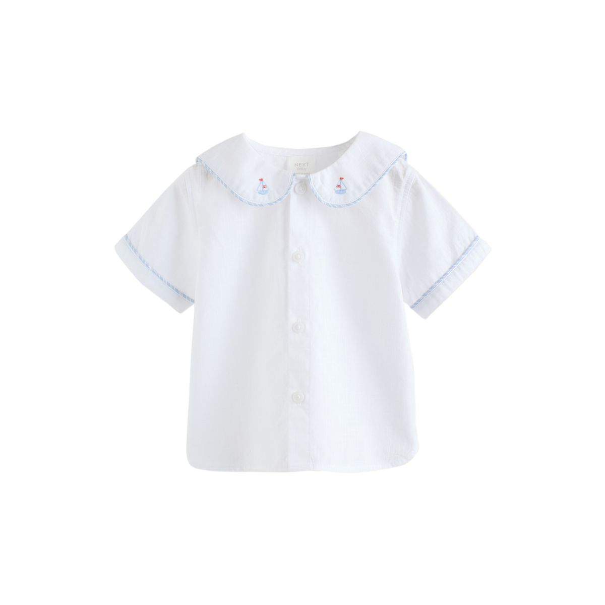 Ensemble short et chemise habillée bébé bleu nautique, NEXT