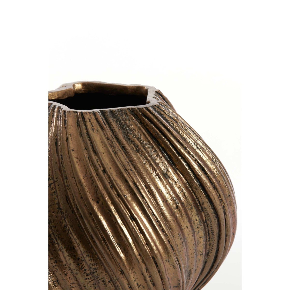 Vase Pierre YATUNG bronze antique, LIGHT & LIVING