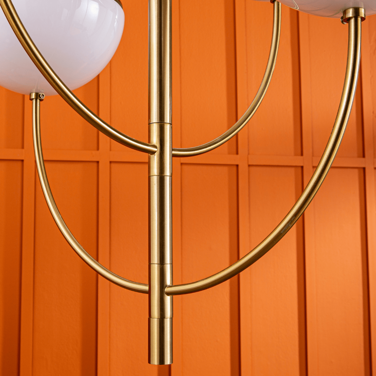 Lustre Montmartre 4 globes - H100 cm doré, SIGNATURE