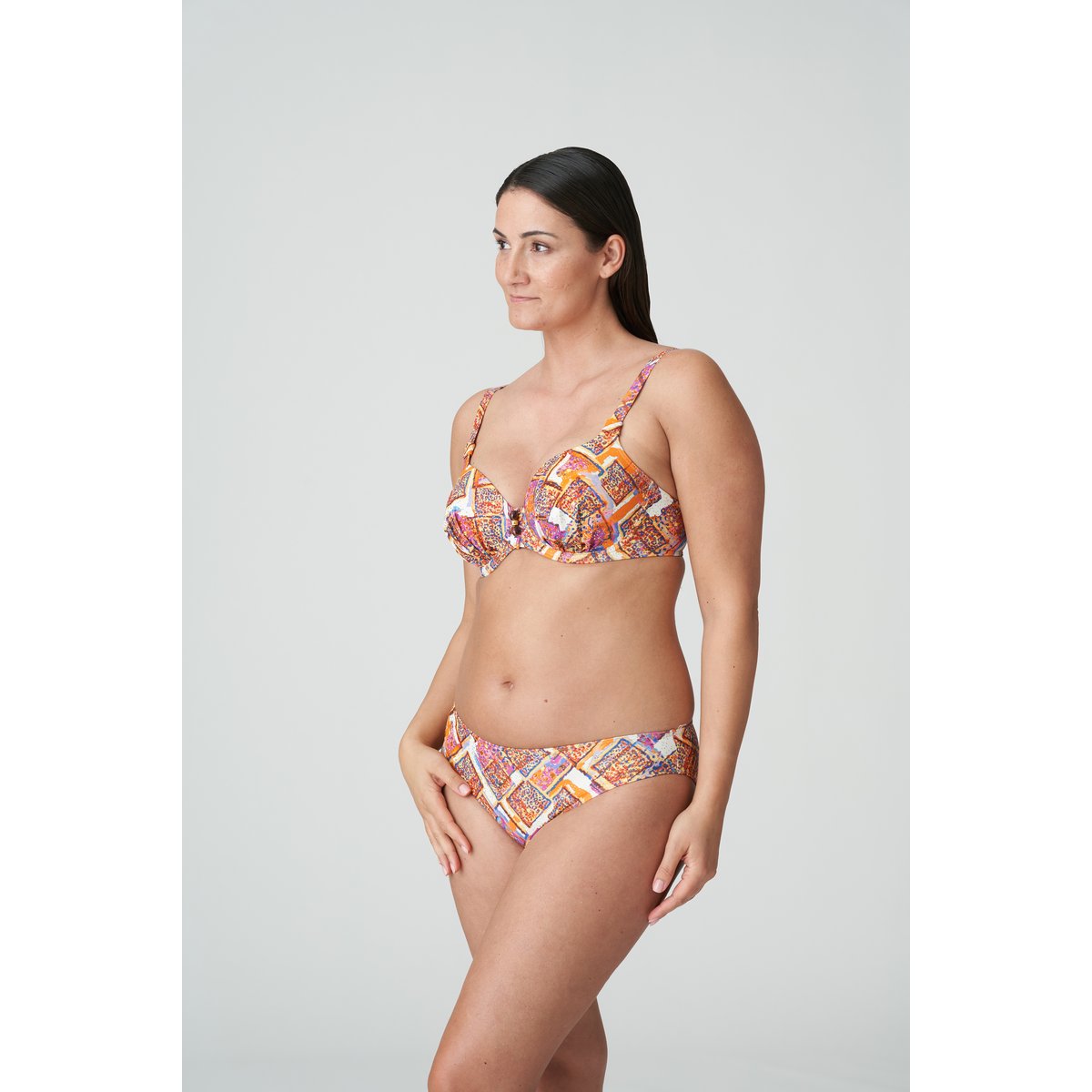 Bikini Slip brésilien NAVALATO orange - summer sunset, PRIMADONNA