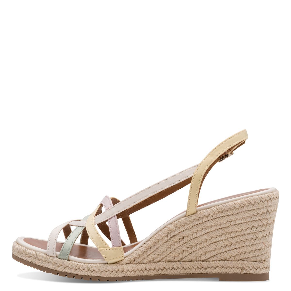 Sandale à talon en boucle blanc, TAMARIS
