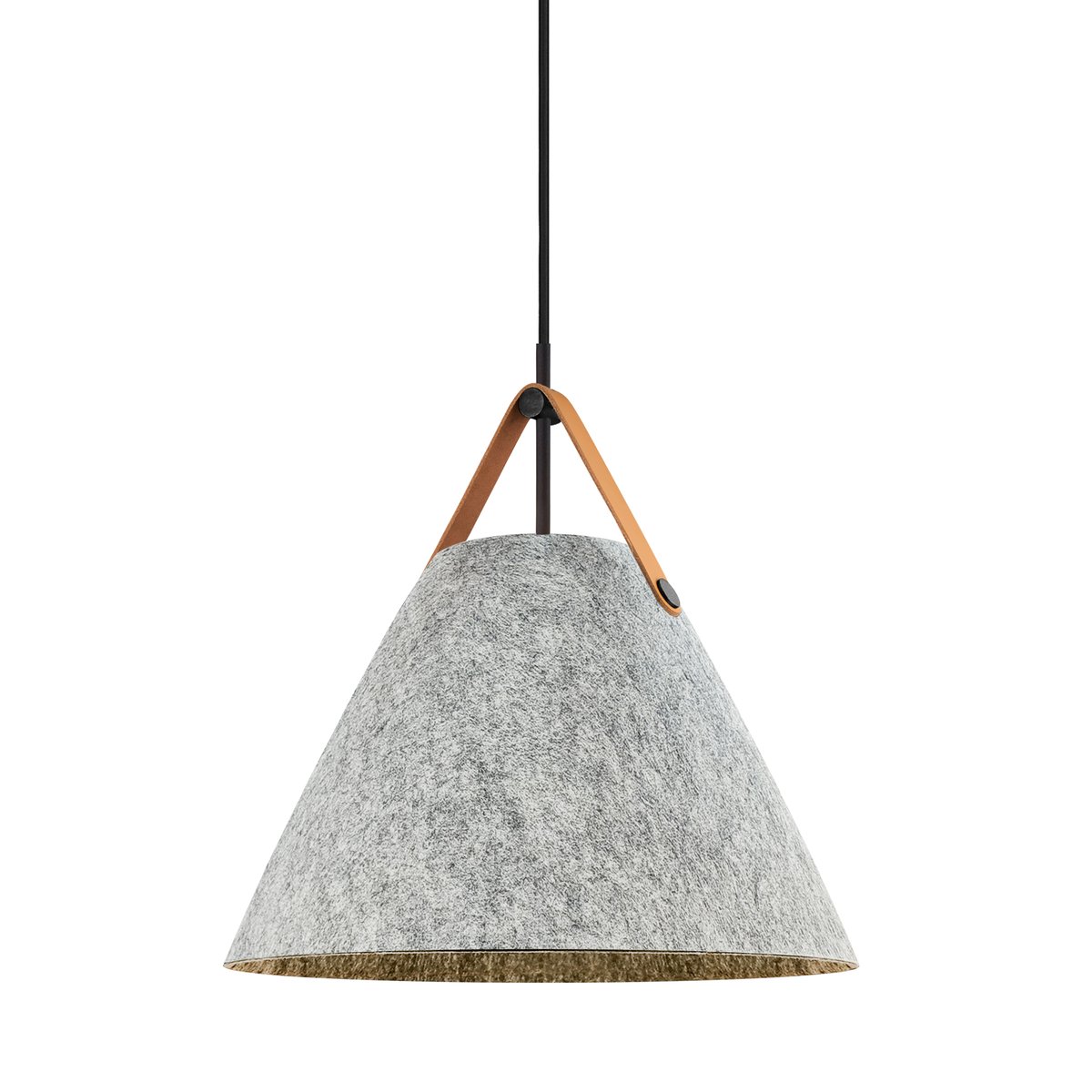 Suspension style industriel en métal, STRAP gris, DESIGN FOR THE PEOPLE