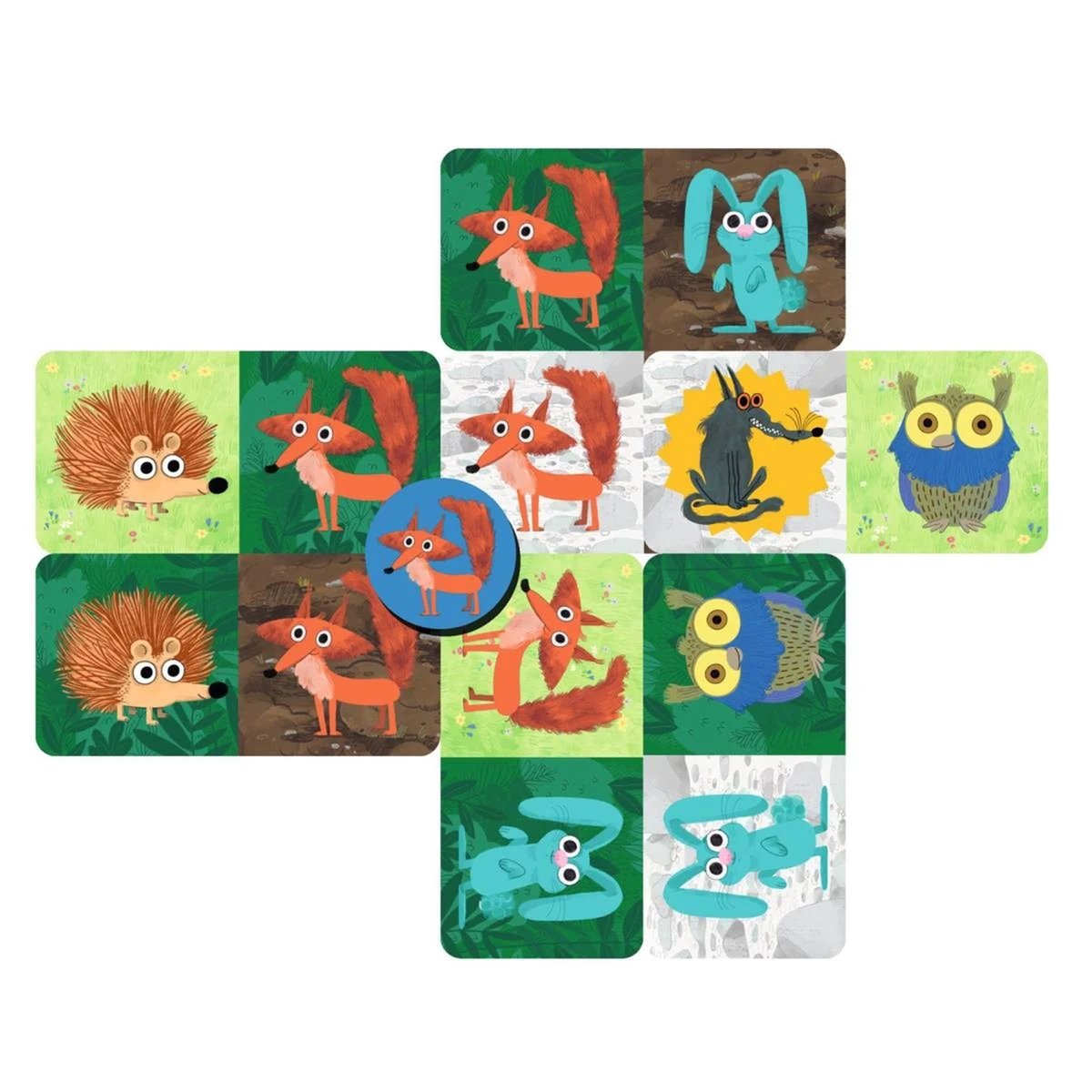 Jeu de cartes WolfPanic multicolore, DJECO