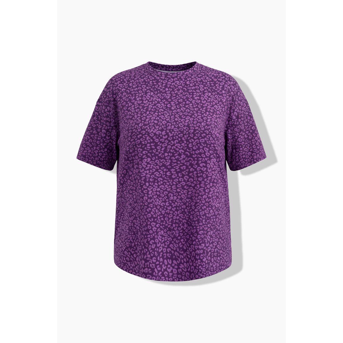 T-shirt de sport oversize, imprimé au dos aubergine, STUDIO UNTOLD