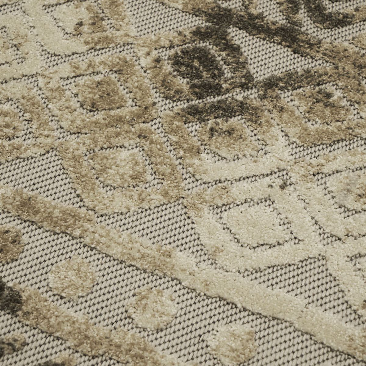 Tapis moderne pour intérieur-extérieur    DEHORS-DEDANS AFRIKA gris, THE DECO FACTORY