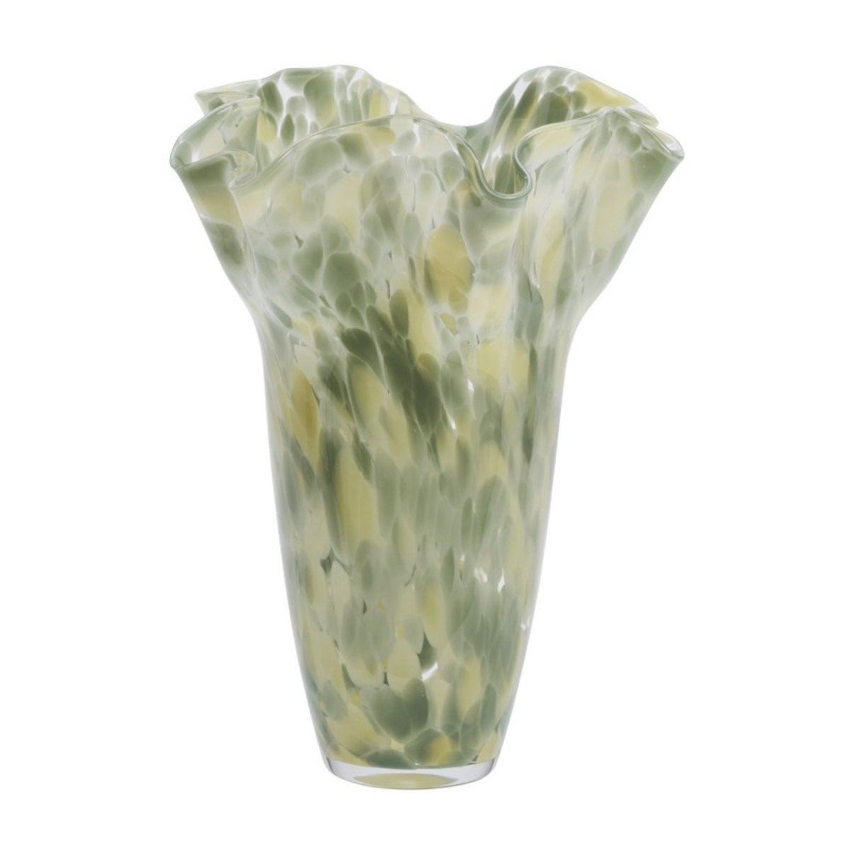 Vase décoratif verre vert, MADAM STOLTZ