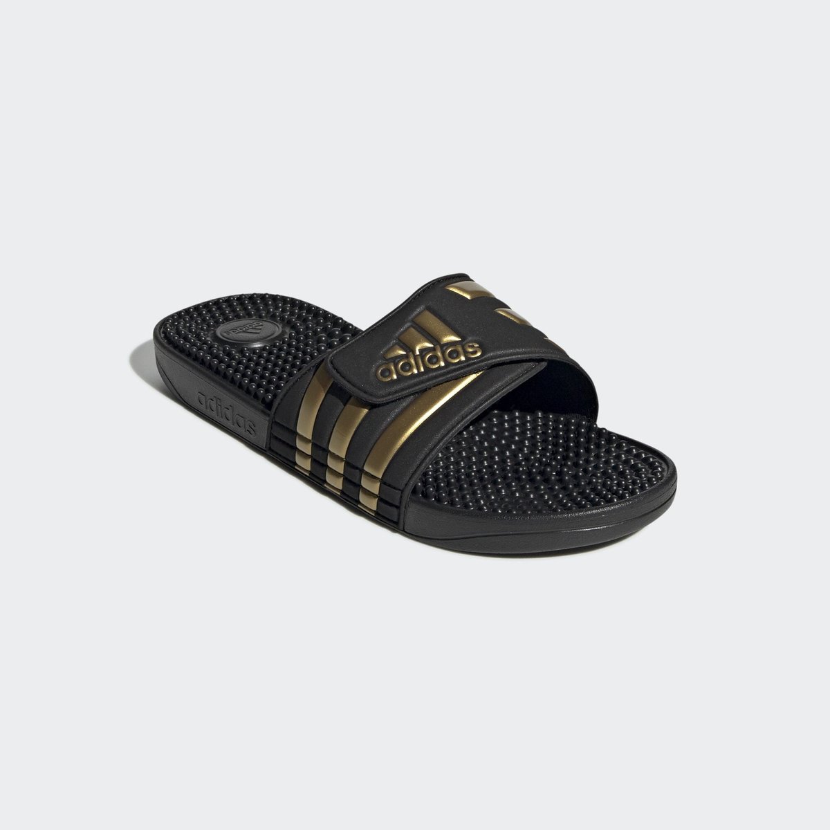 Claquettes Adissage core black / gold metallic / core black, ADIDAS SPORTSWEAR