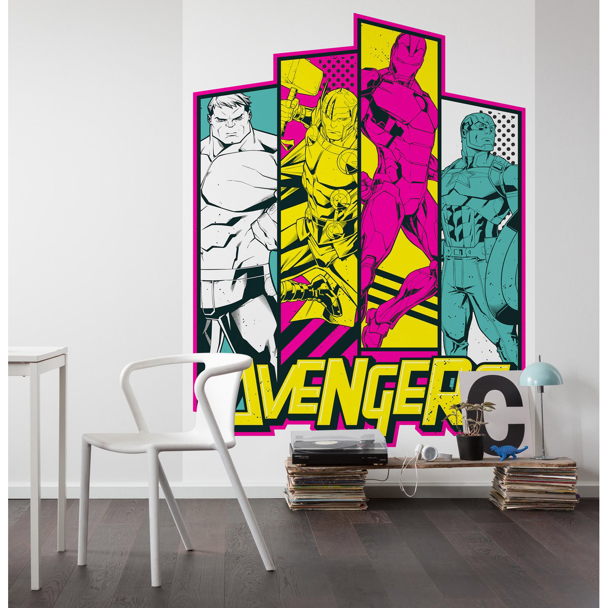 Papier peint Komar - Avengers Flash - 200 x 280 cm multicolore, HEXOA