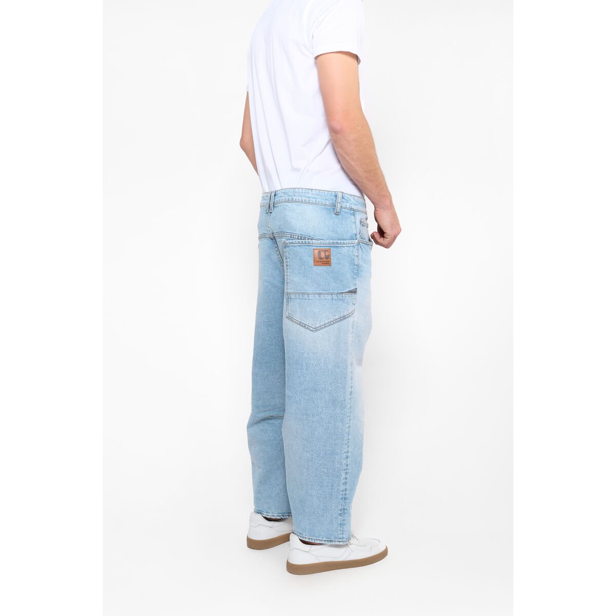 Jeans loose, large loose, longueur 34 blue, LE TEMPS DES CERISES