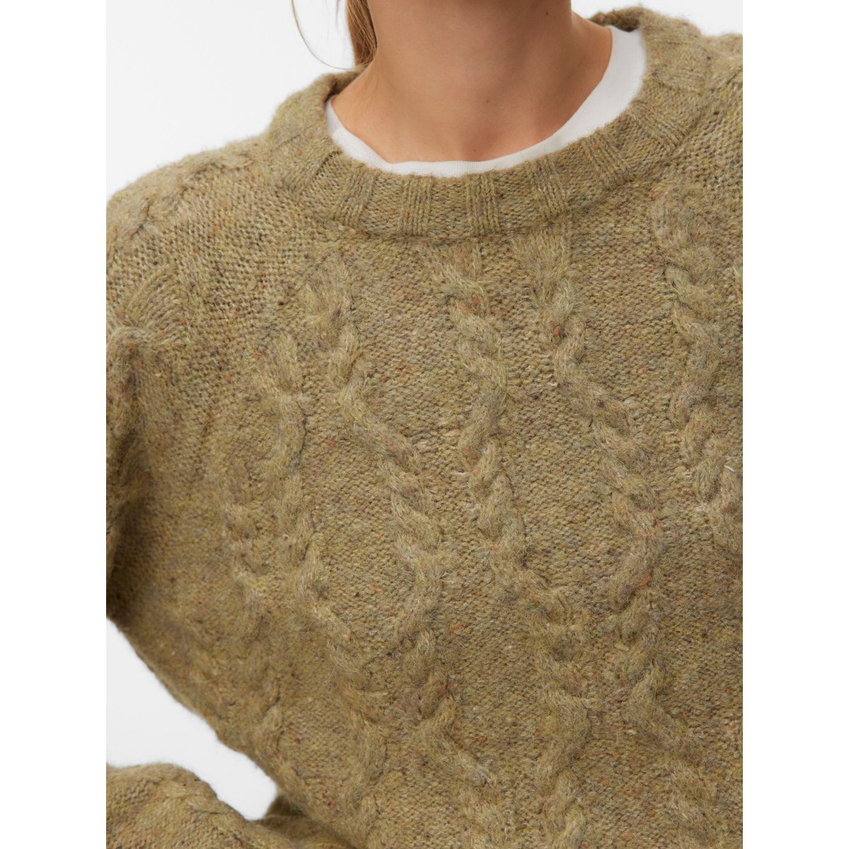 Pull verte - oil green 1, VERO MODA