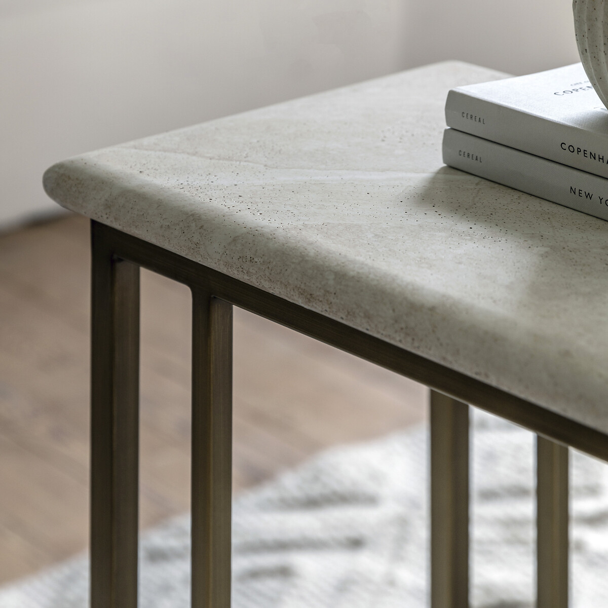 Medina Travertine Supper Table travertine, SO'HOME