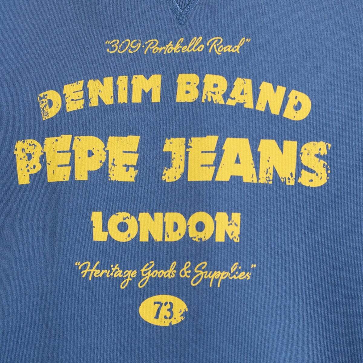 Sweat-Shirt À Col Rond Coupe Casual bleu mer, PEPE JEANS