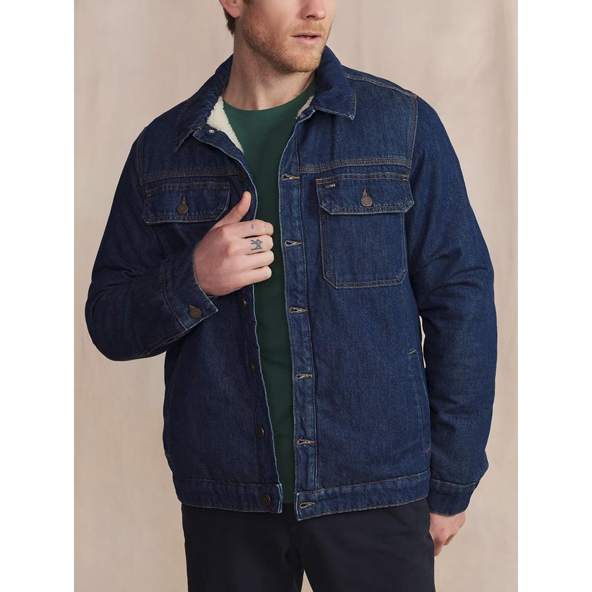 Blouson imperméable MANKIVES indigo, TBS