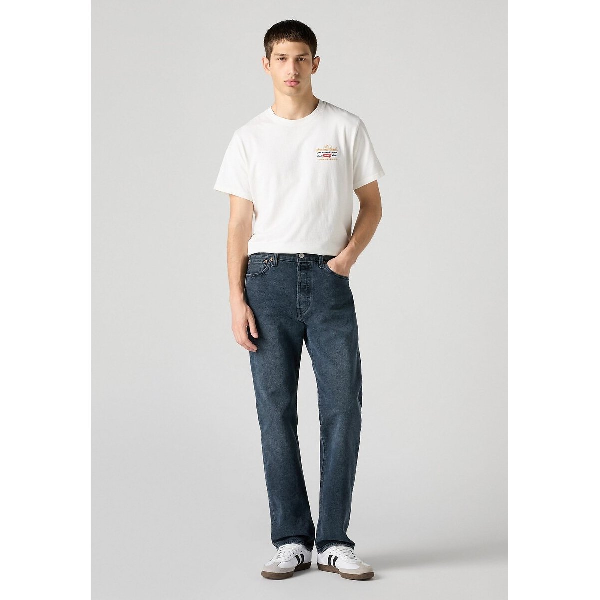 Jean droit 501® blue black stretch, LEVI'S