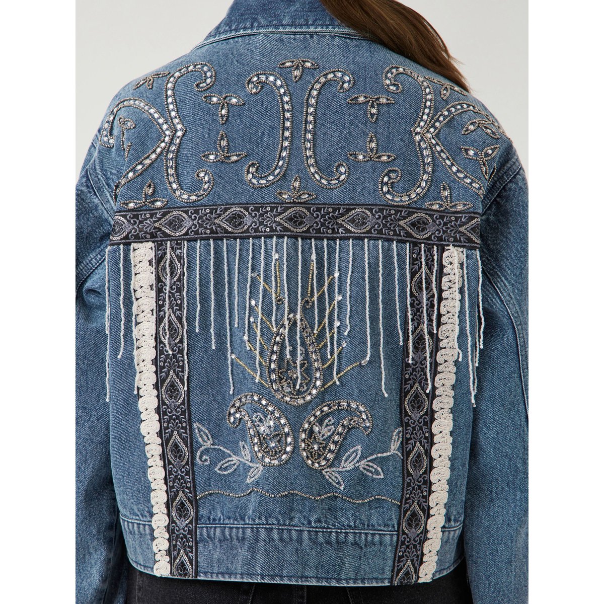 Veste En Jean light blue denim, YAS