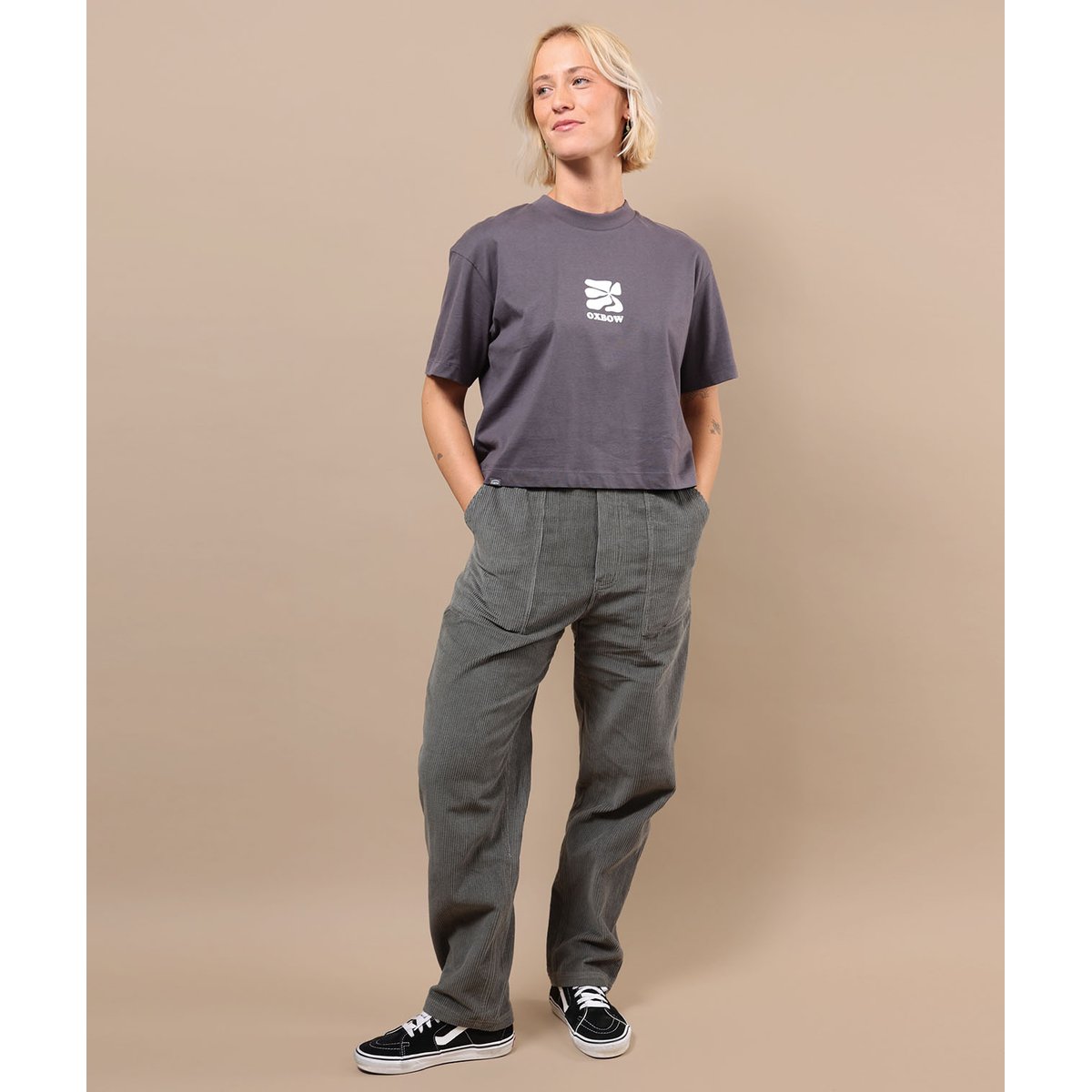 Pantalon CORD pewter, OXBOW