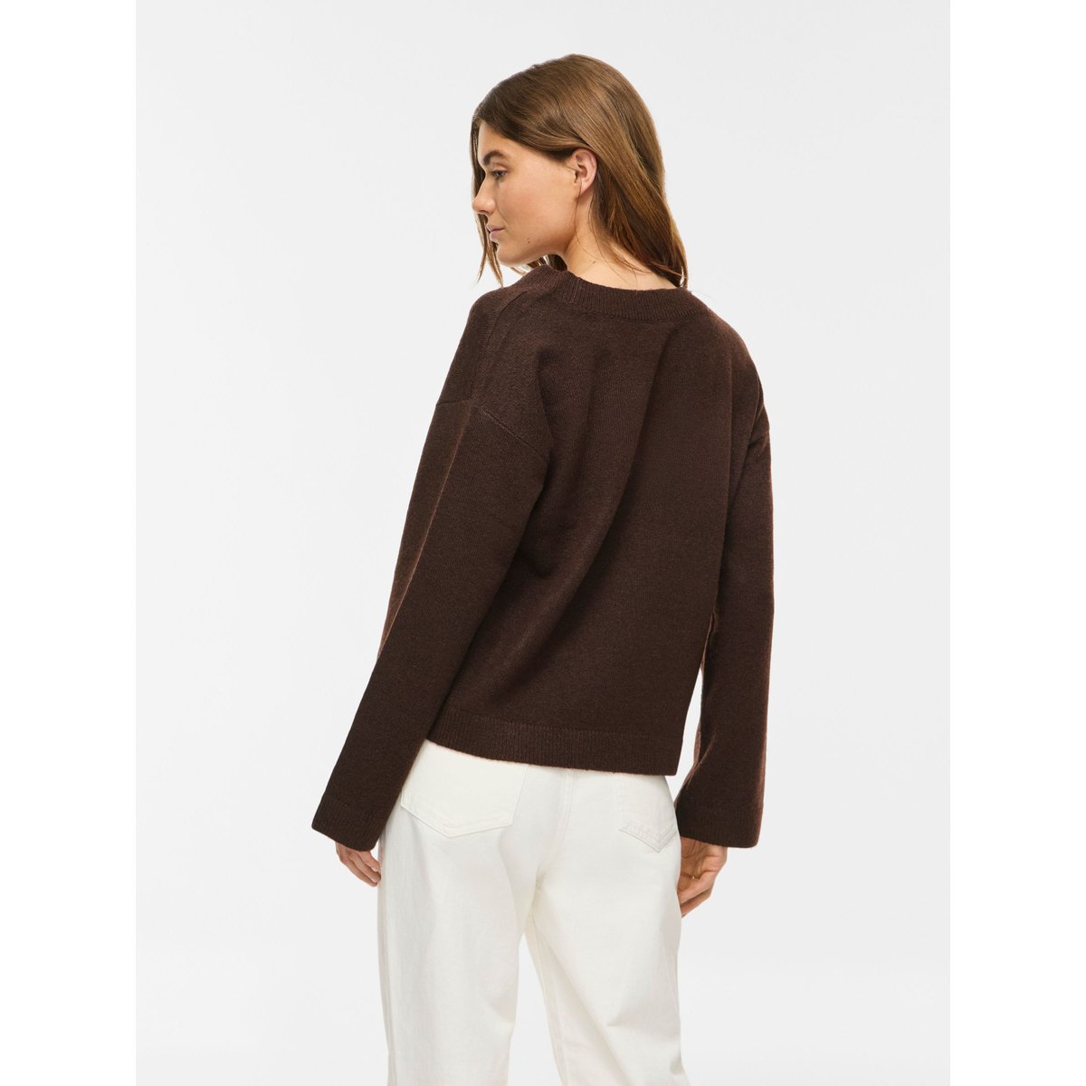 Pull En Maille marron - coffee bean1, VILA