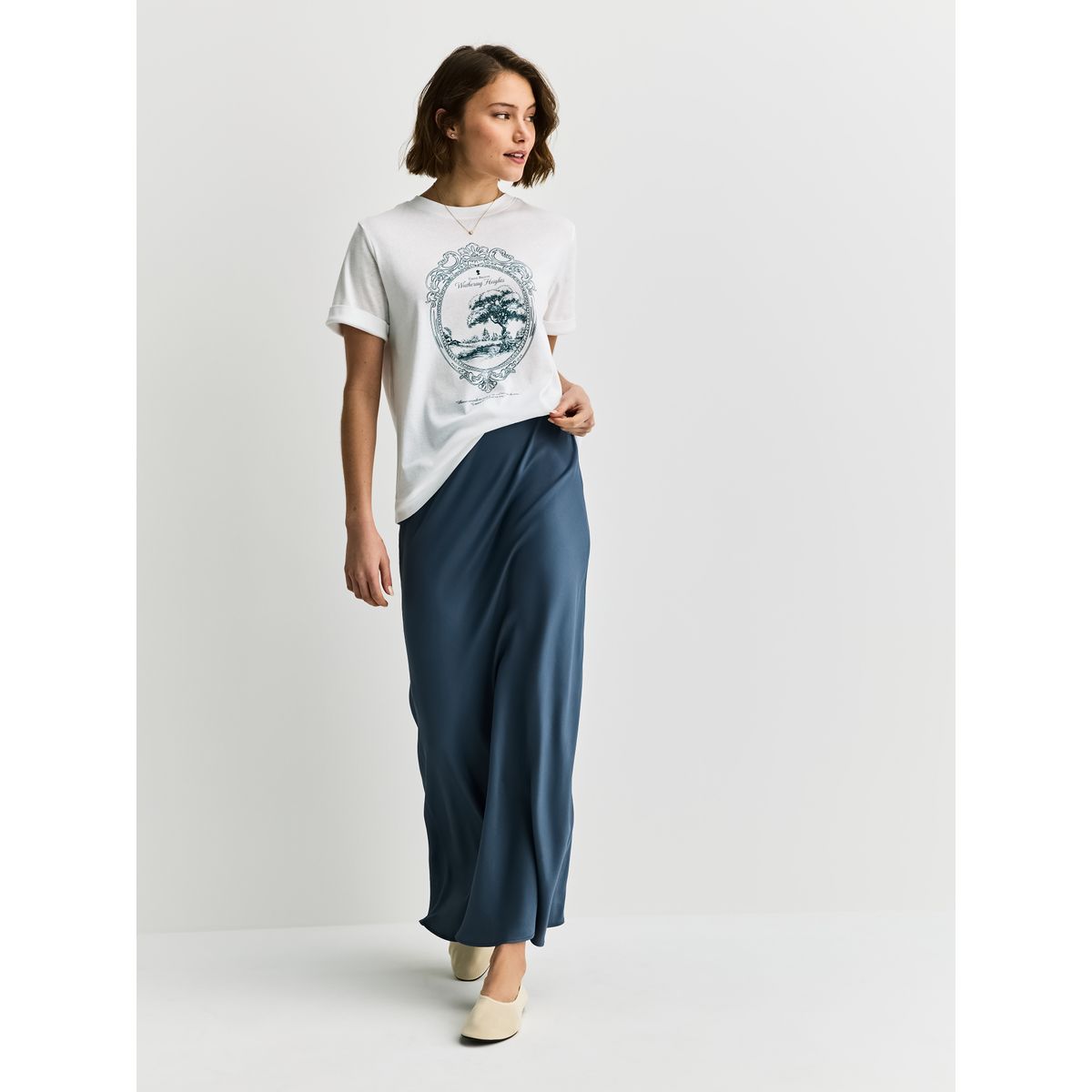 T-shirt imprimé license wuthering heights blanc, NEXT
