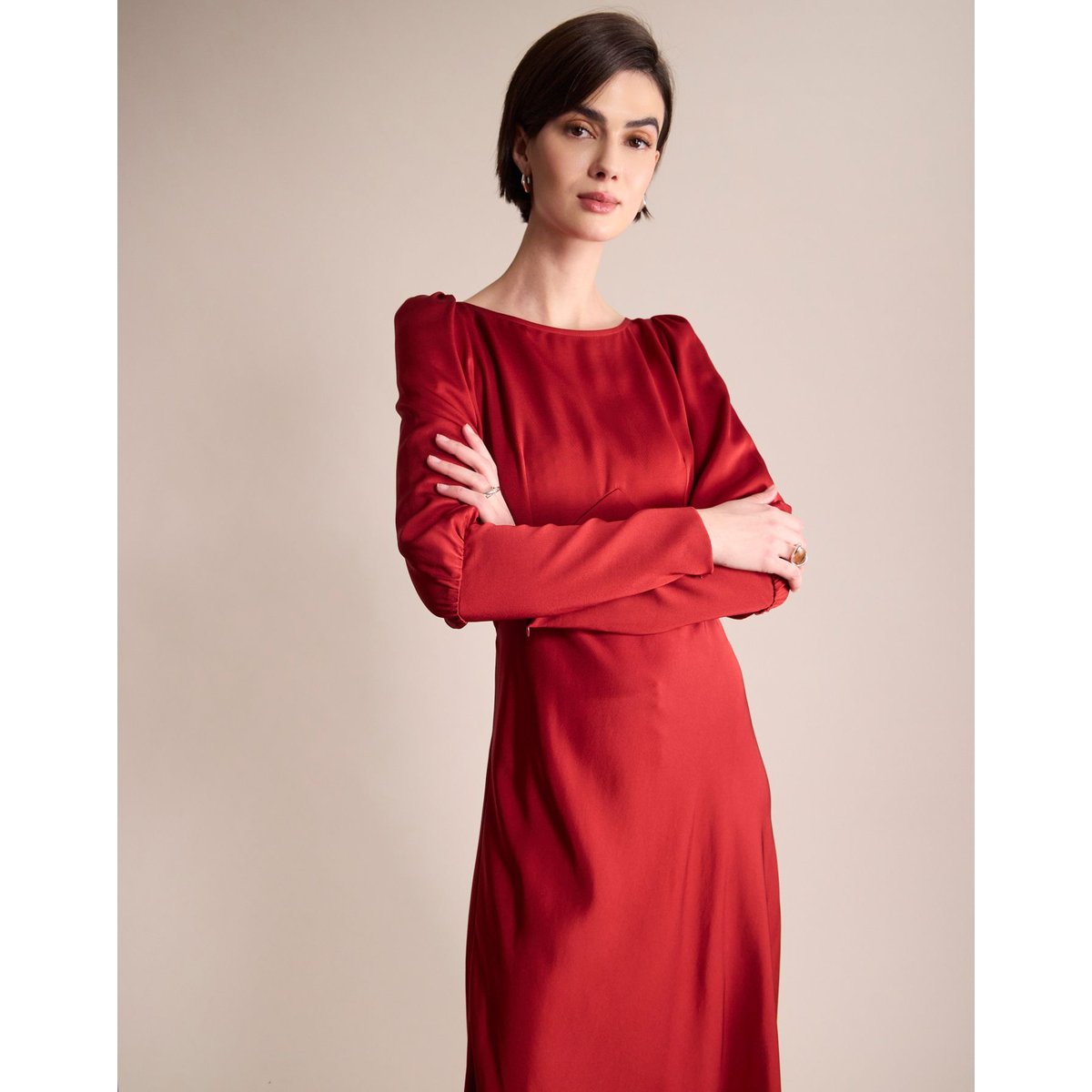 Robe Alberta rouge, INES DE LA FRESSANGE PARIS