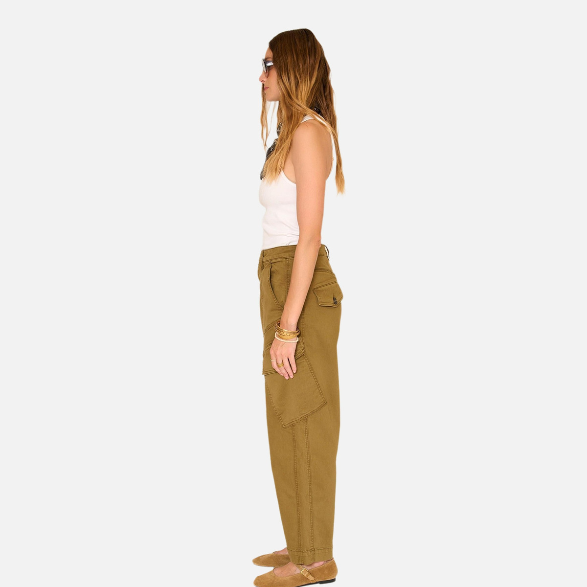 Pantalon PAROS MISSOURI 26s kaki, MKT STUDIO
