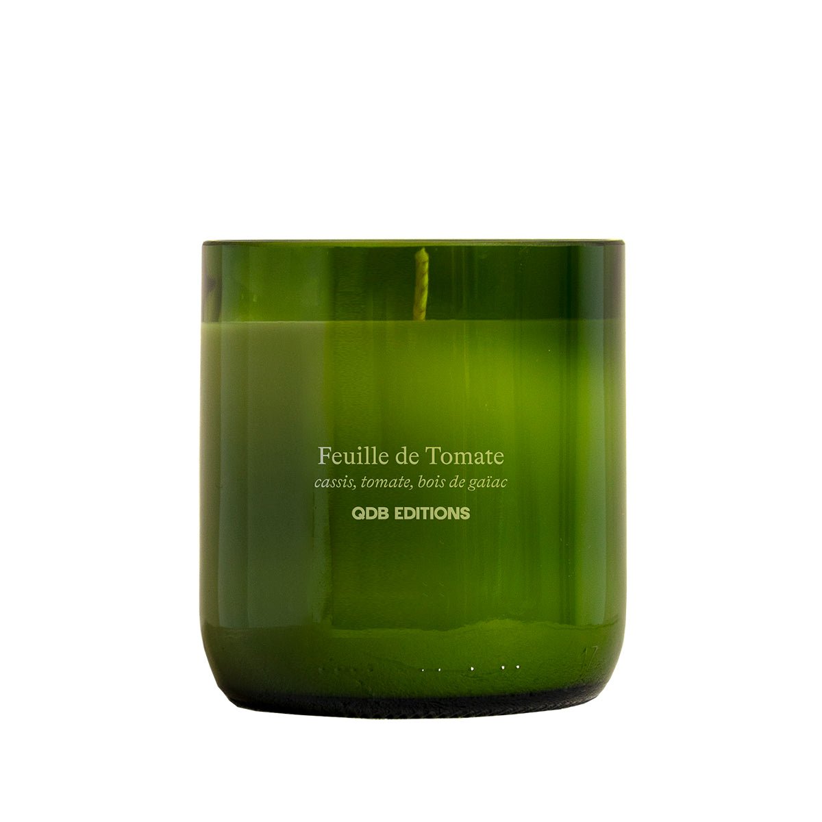 Bougie parfumée "Feuille de Tomate" - 500g vert, QDB EDITIONS