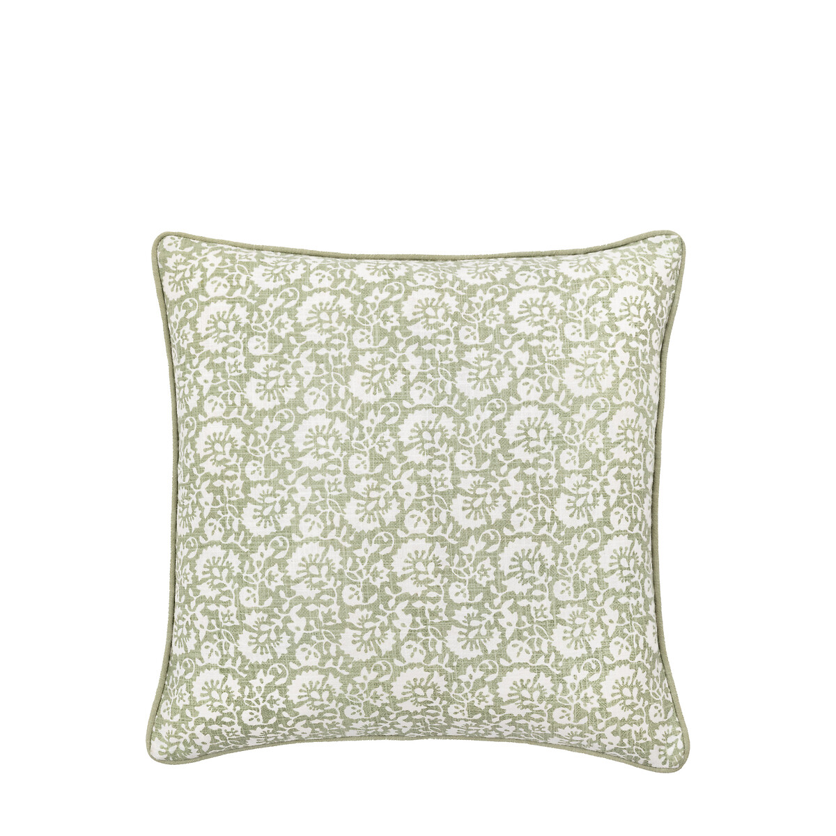 Marlow Floral Filled Cushion sage, SO'HOME
