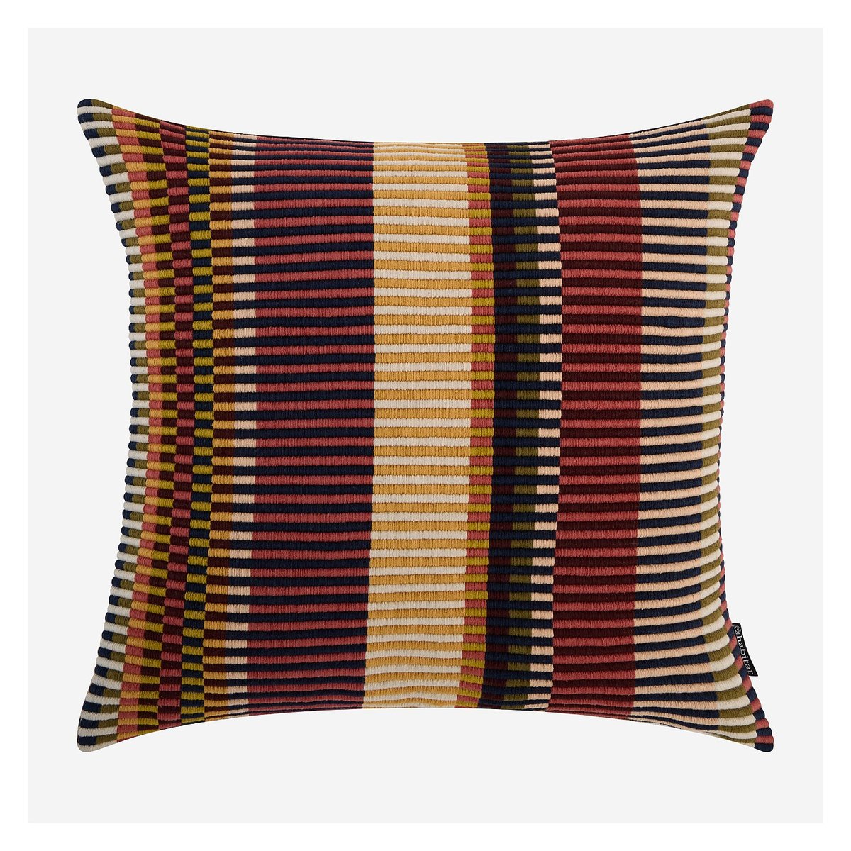 Coussin coton CHARLOTTE multicolore, HABITAT