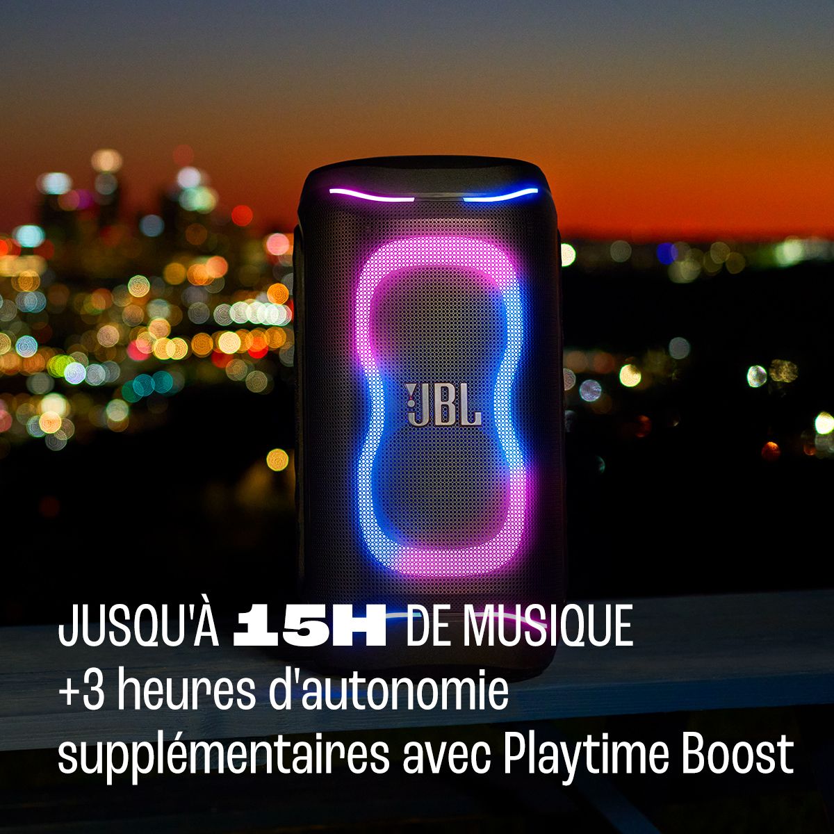 Enceinte sono Partybox 130 Blanc couleur unique, JBL