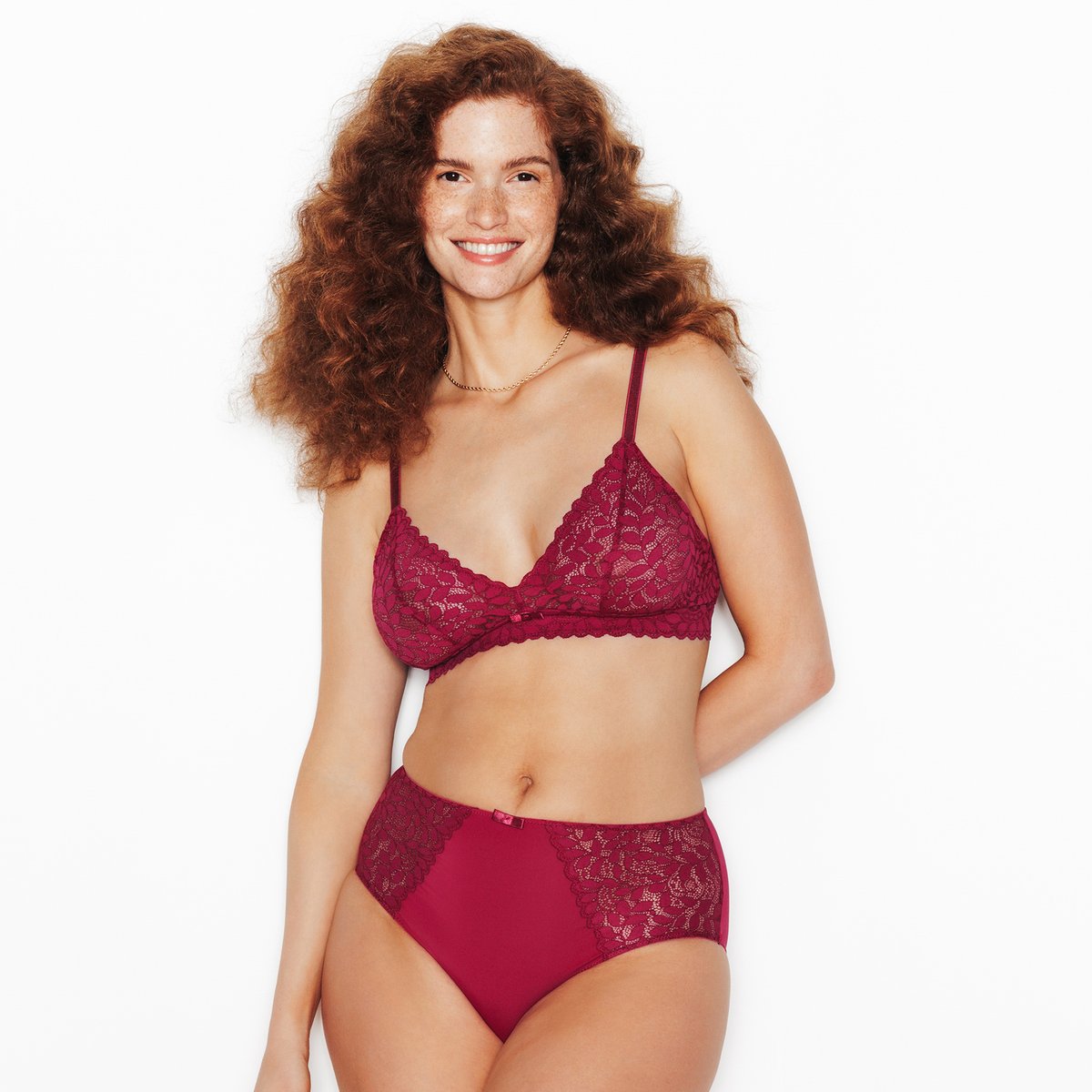 Soutien-gorge sans armature ISADORA bordeaux, ROUGEGORGE LINGERIE