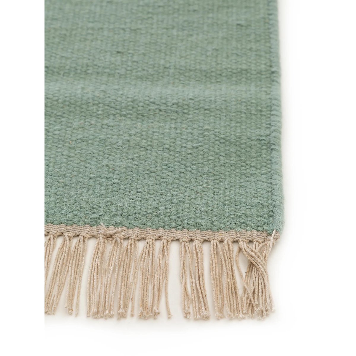 Tapis tissé main LIV vert clair, BENUTA