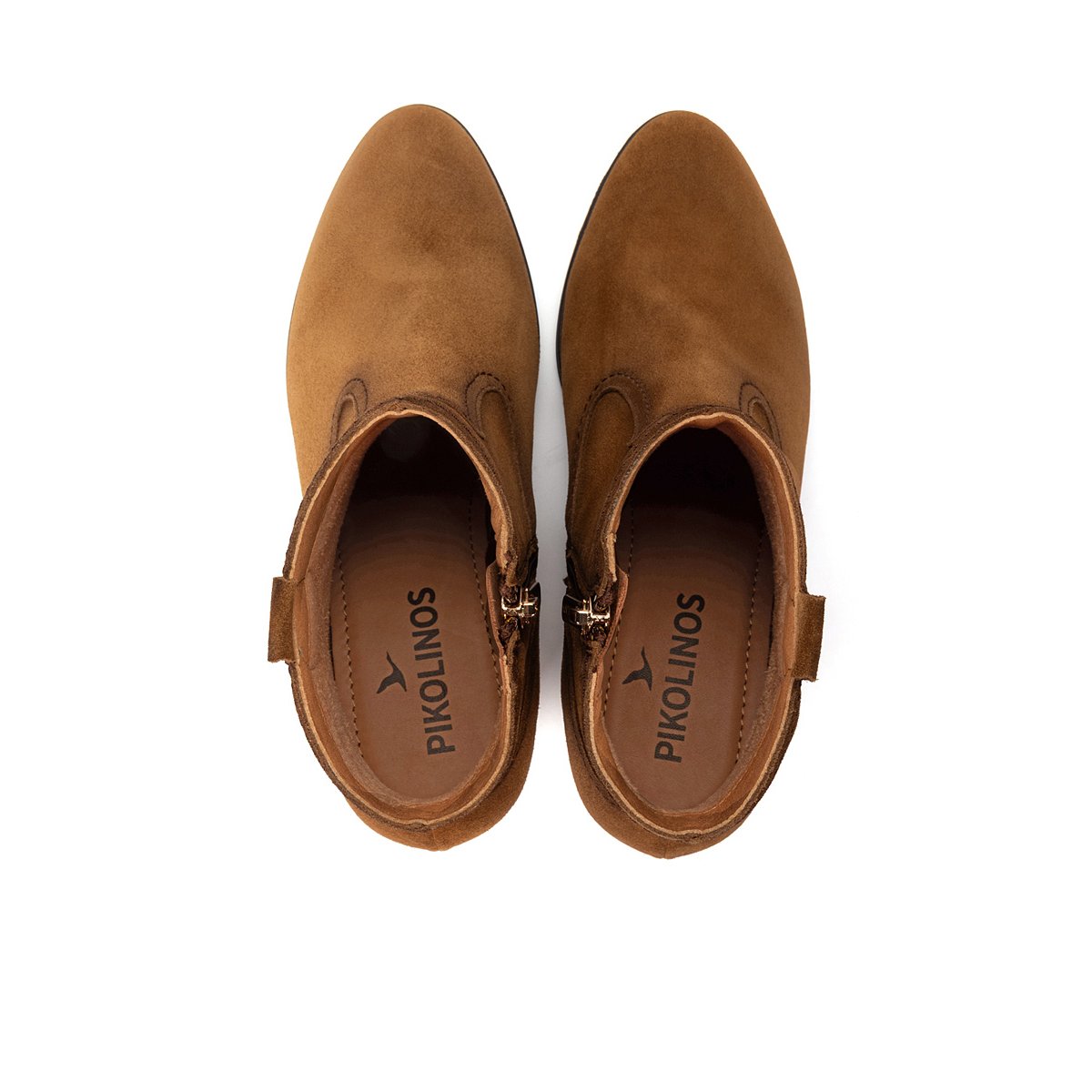 Bottines à talon cuir Zamora brandy, PIKOLINOS