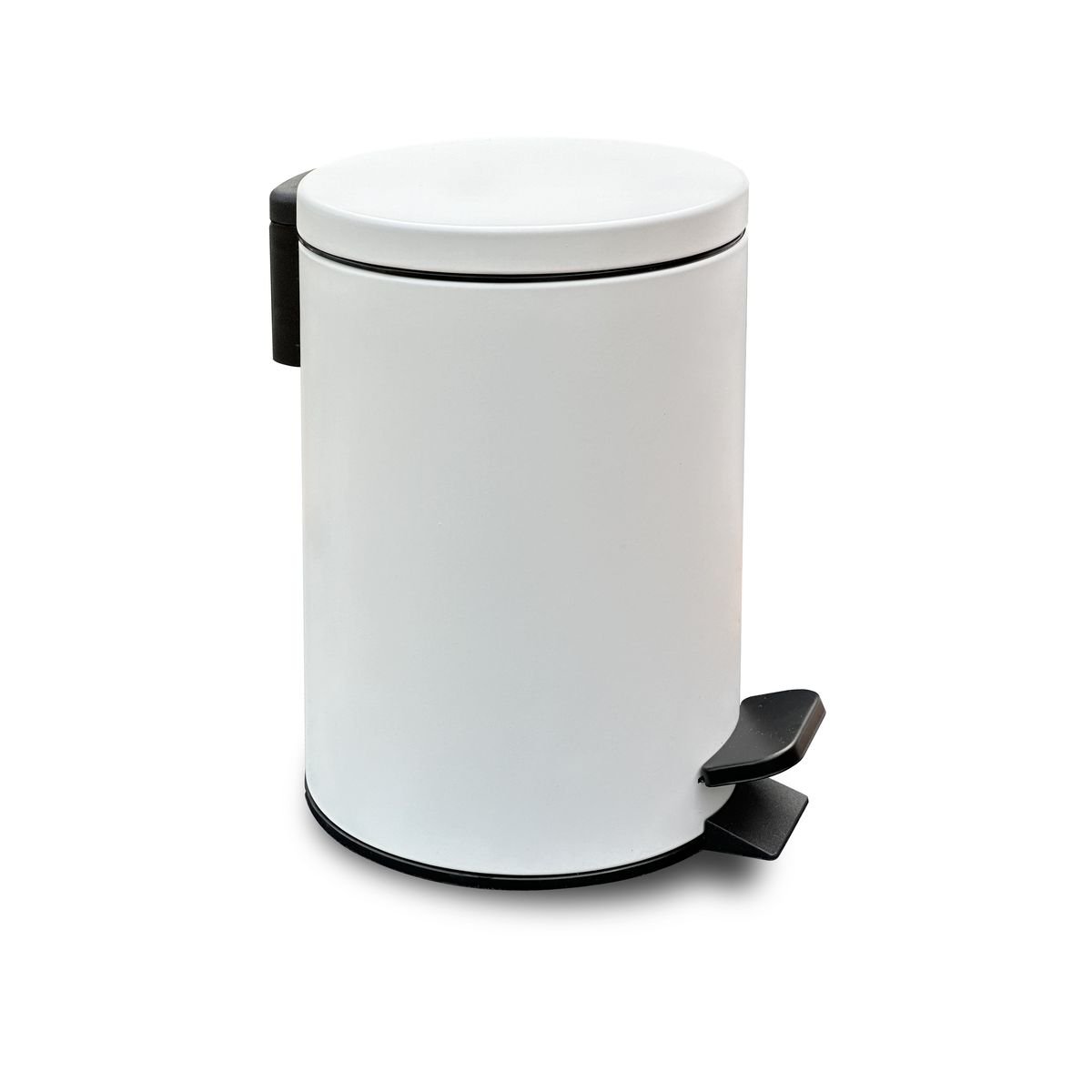Poubelle 3L avec pédale métal BATHROOM blanc, UTILITY