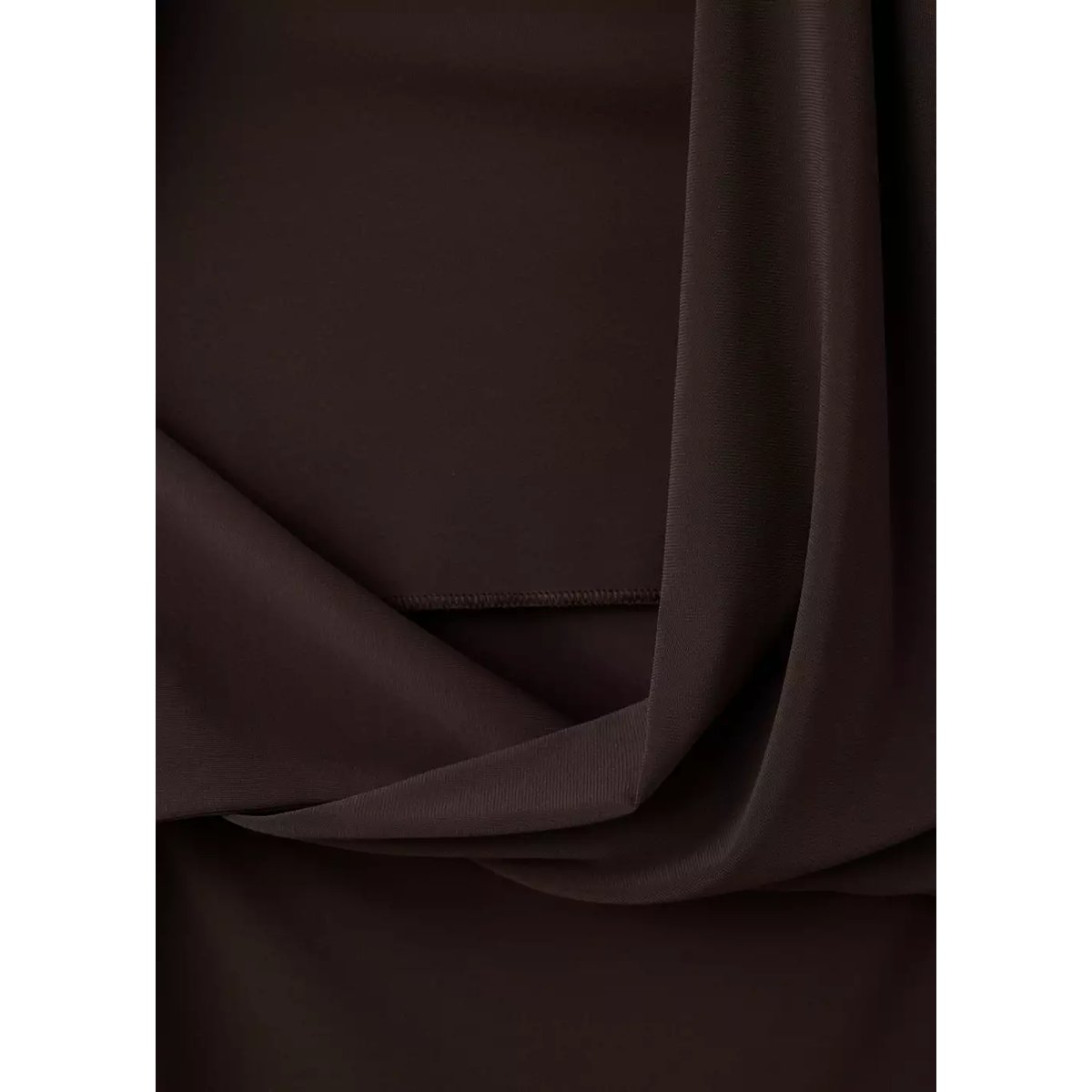 Robe froncée, dos ouvert marron, MANGO