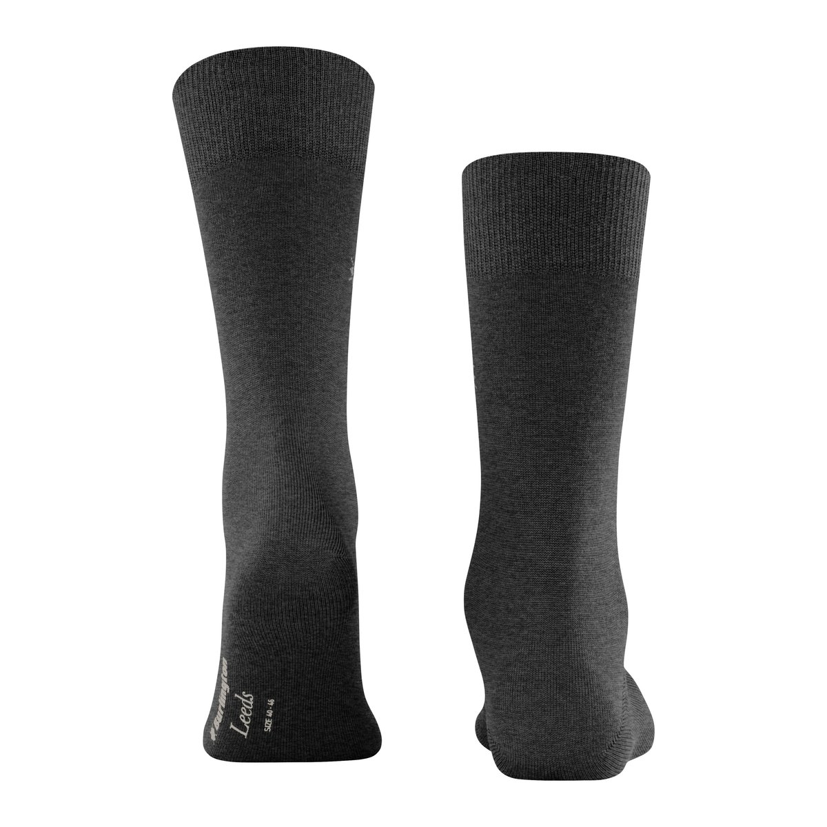 Chaussettes Leeds Opaque gris chiné, BURLINGTON