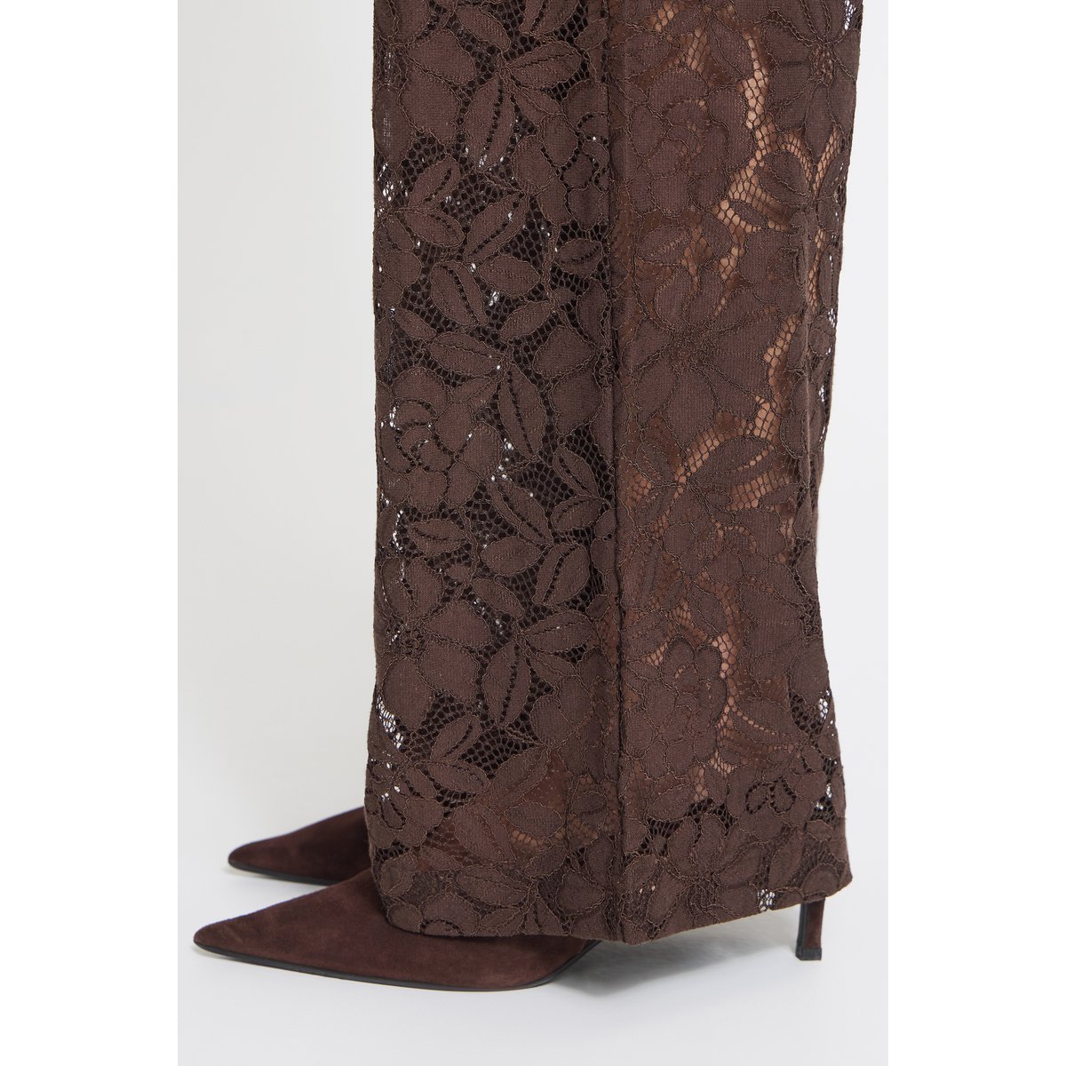 Pantalon décontracté marron coffee bean, ICHI