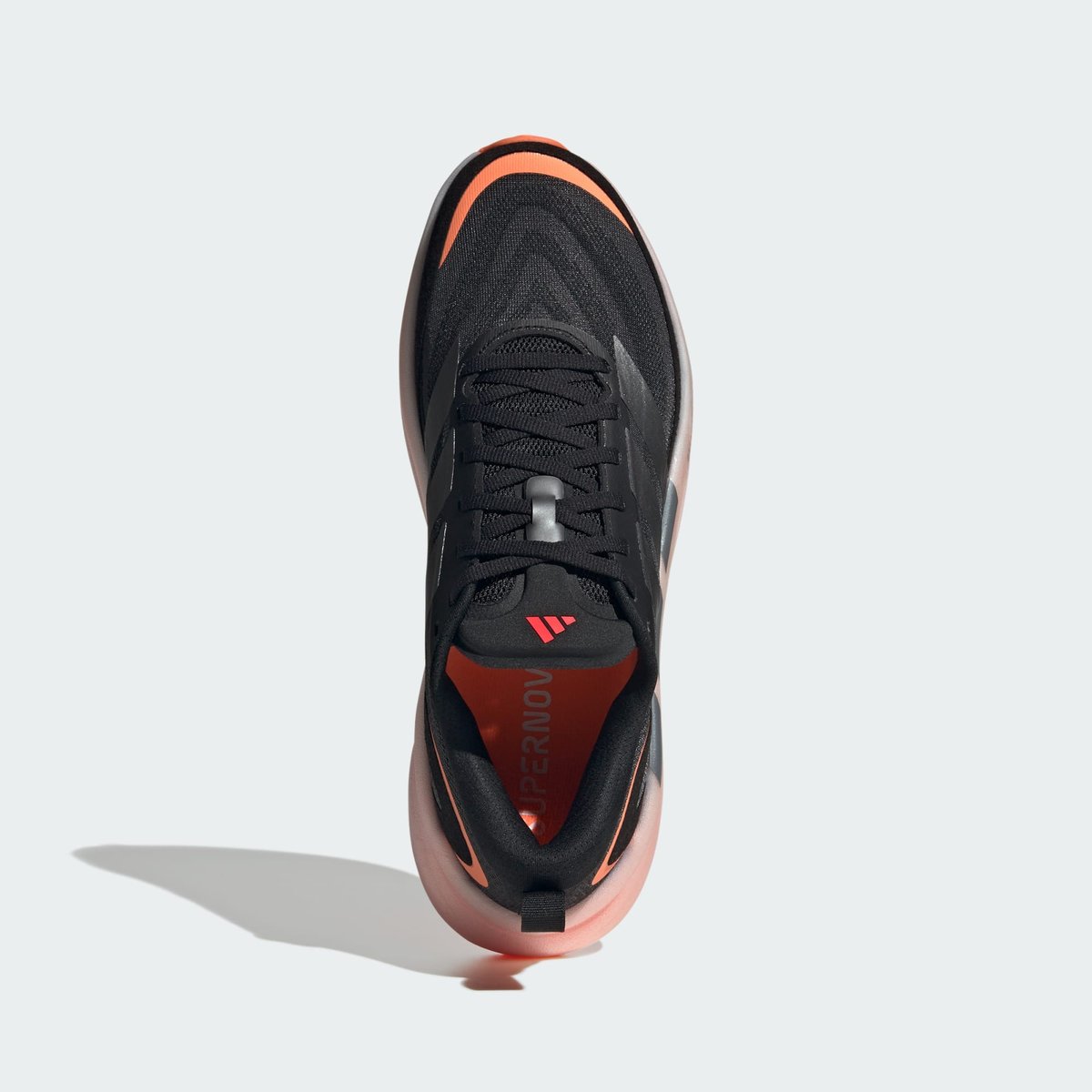 Baskets en polyester SUPERNOVA GLIDE core black / iron metallic / lucid orange, adidas Performance