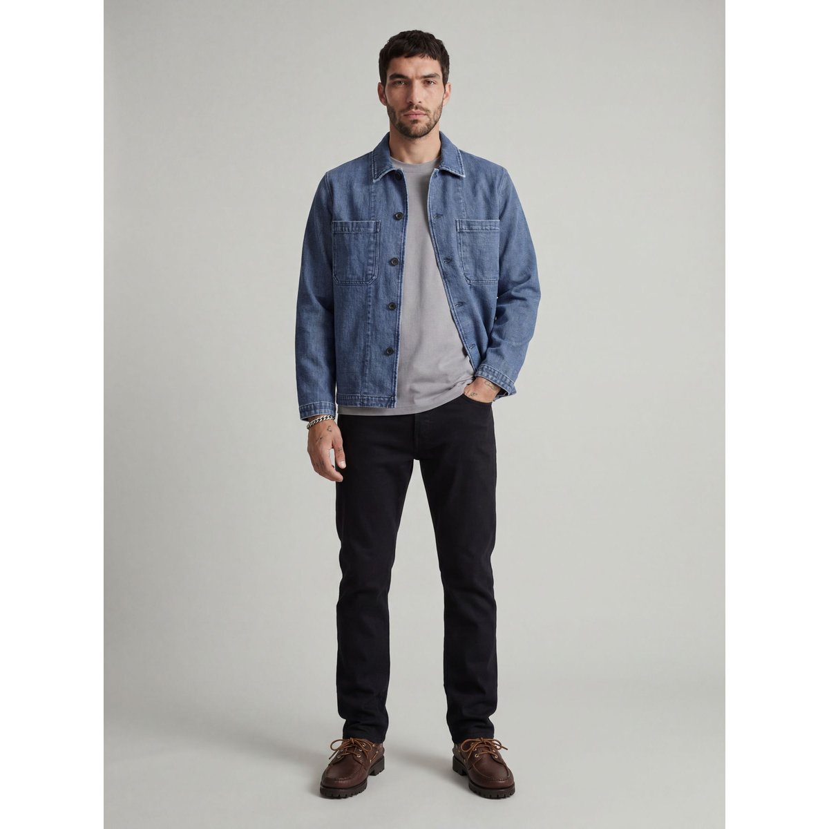 Coupe Regular black denim, JACK & JONES