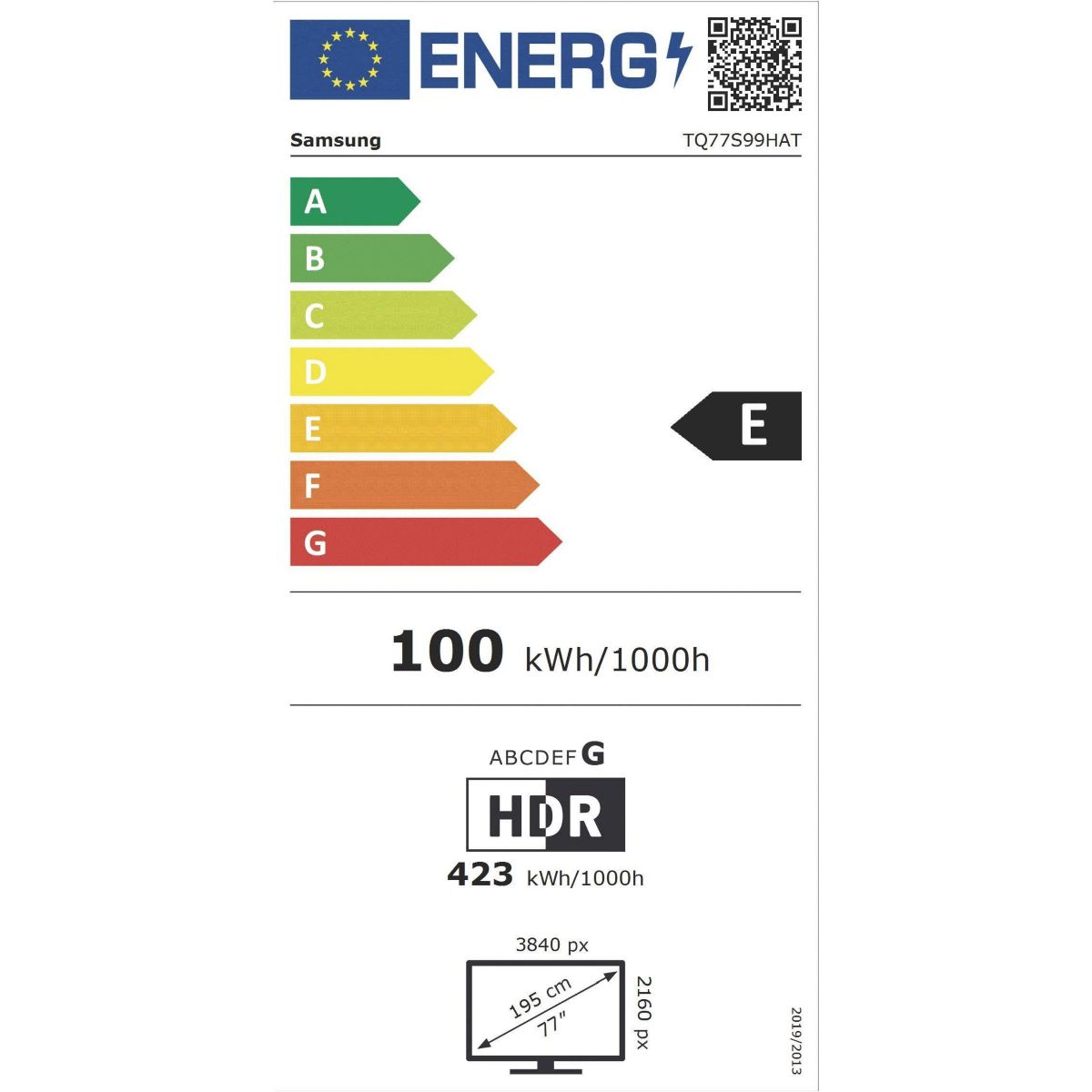 TV OLED TQ77S99H (2026) 77" (195 cm) 4K - Smart TV avec IA, anti-reflet, mode art (effet tableau) couleur unique, SAMSUNG