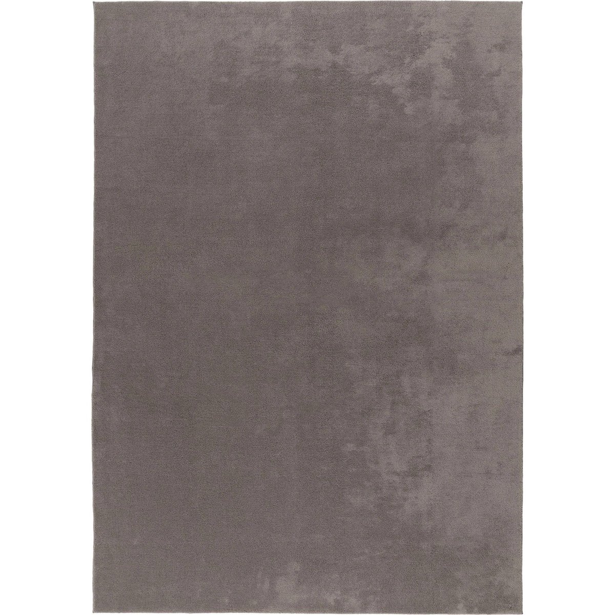Tapis rectangulaire poils courts antidérapant gris moyen uni effet velours, ARTE ESPINA