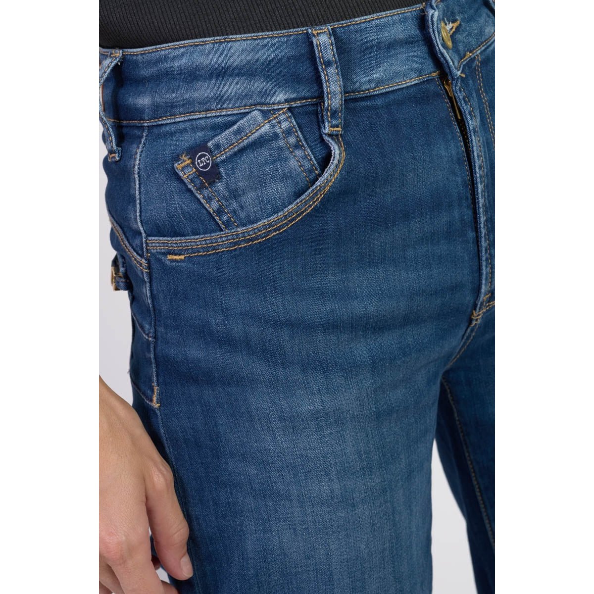 Jeans loose, large pulp wide leg , longueur 34 blue, LE TEMPS DES CERISES