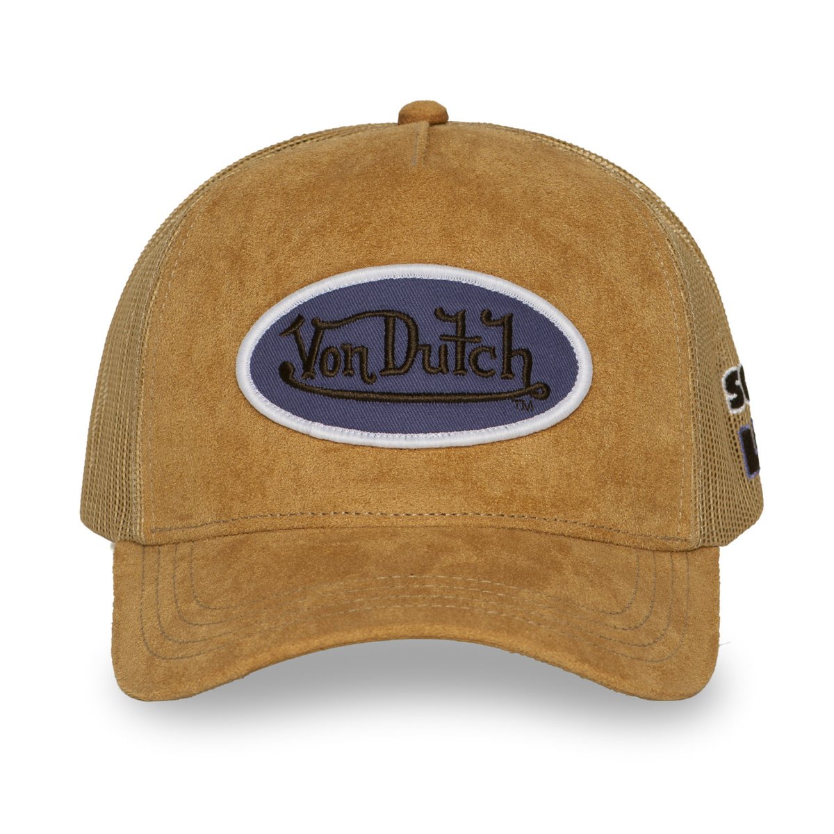 Casquette Trucker FUR moutarde/violet/blanc, VON DUTCH