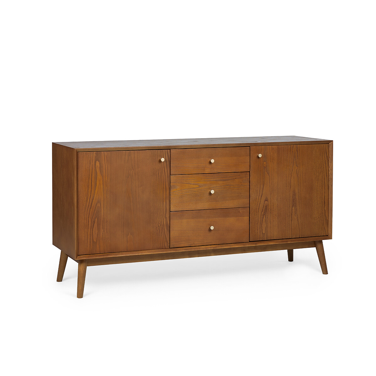 Elijah Retro Ash Wood Large Sideboard auburn, SO'HOME