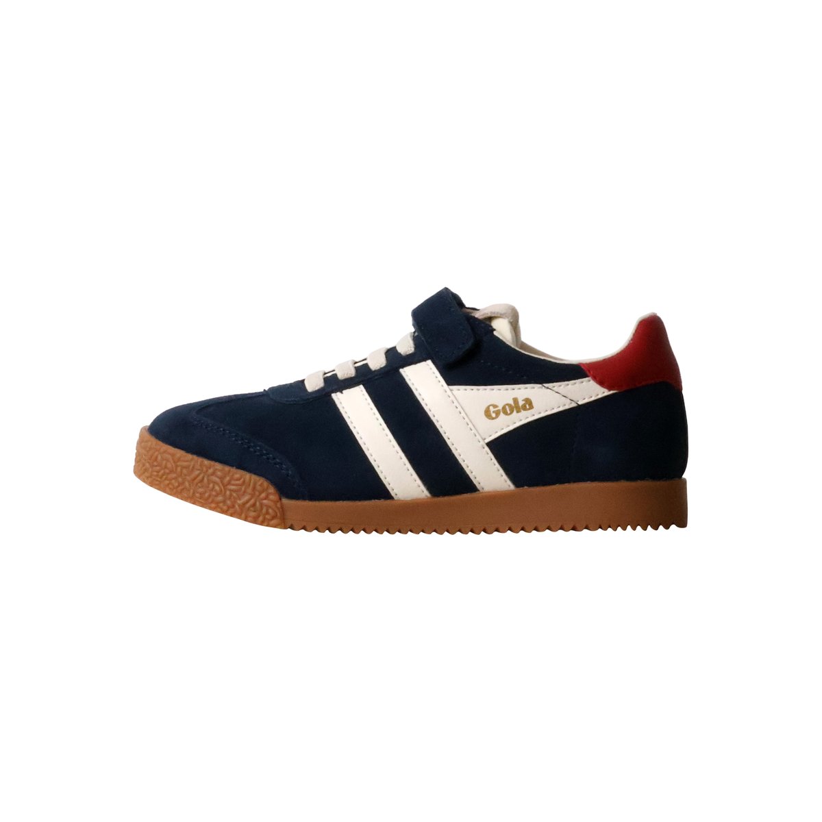 Basket Basse Cuir Elan Strap Tainer bleu, GOLA