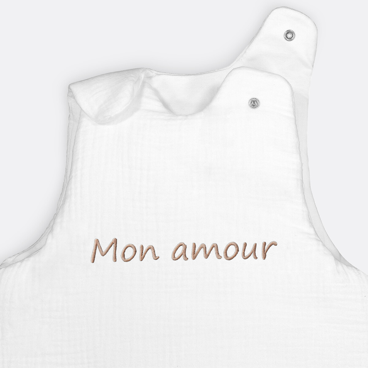 Gigoteuse personnalisée, en gaze de coton, Kumla blanc, LA REDOUTE INTERIEURS