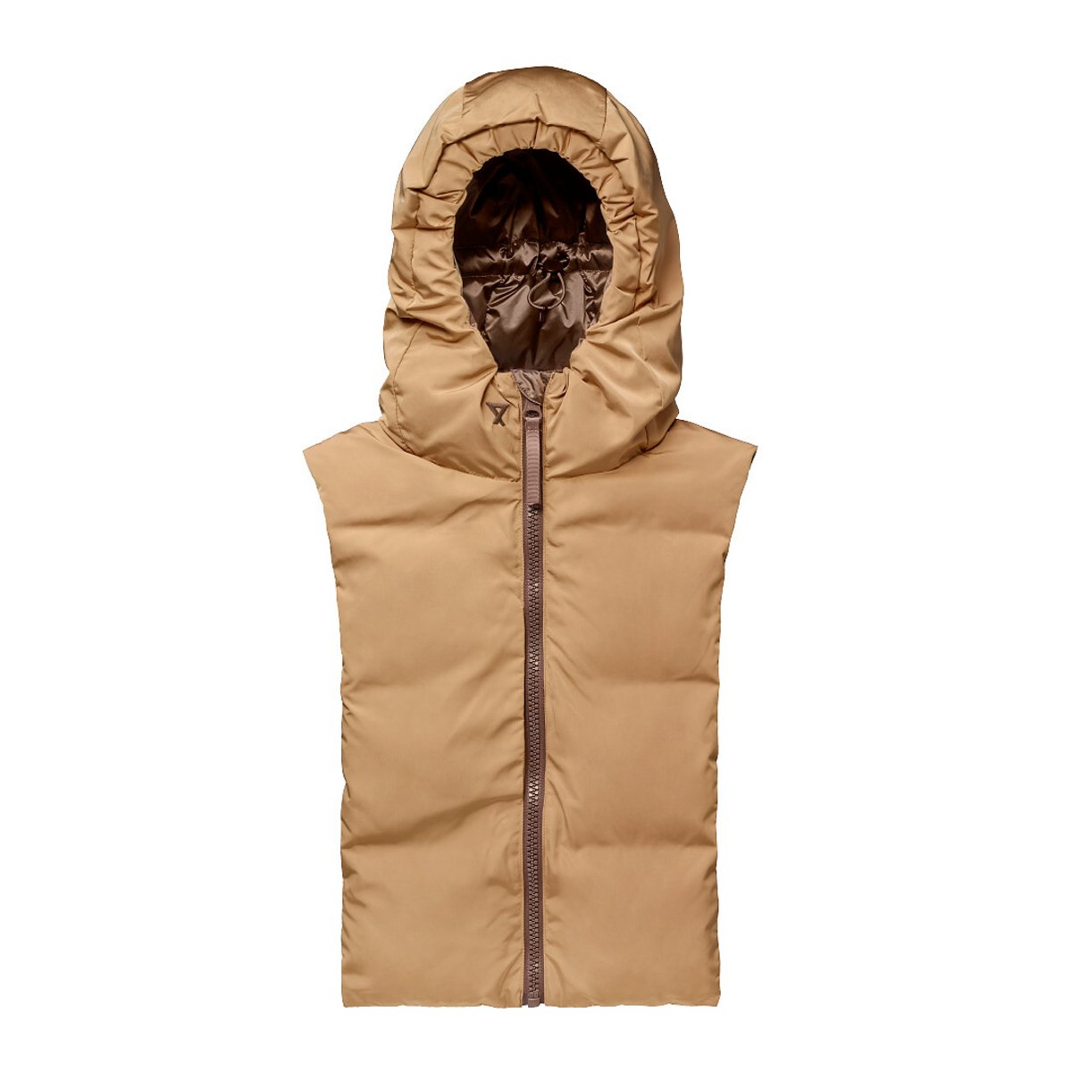 Capuche doudoune réversible, unisexe bronze, FUDOON