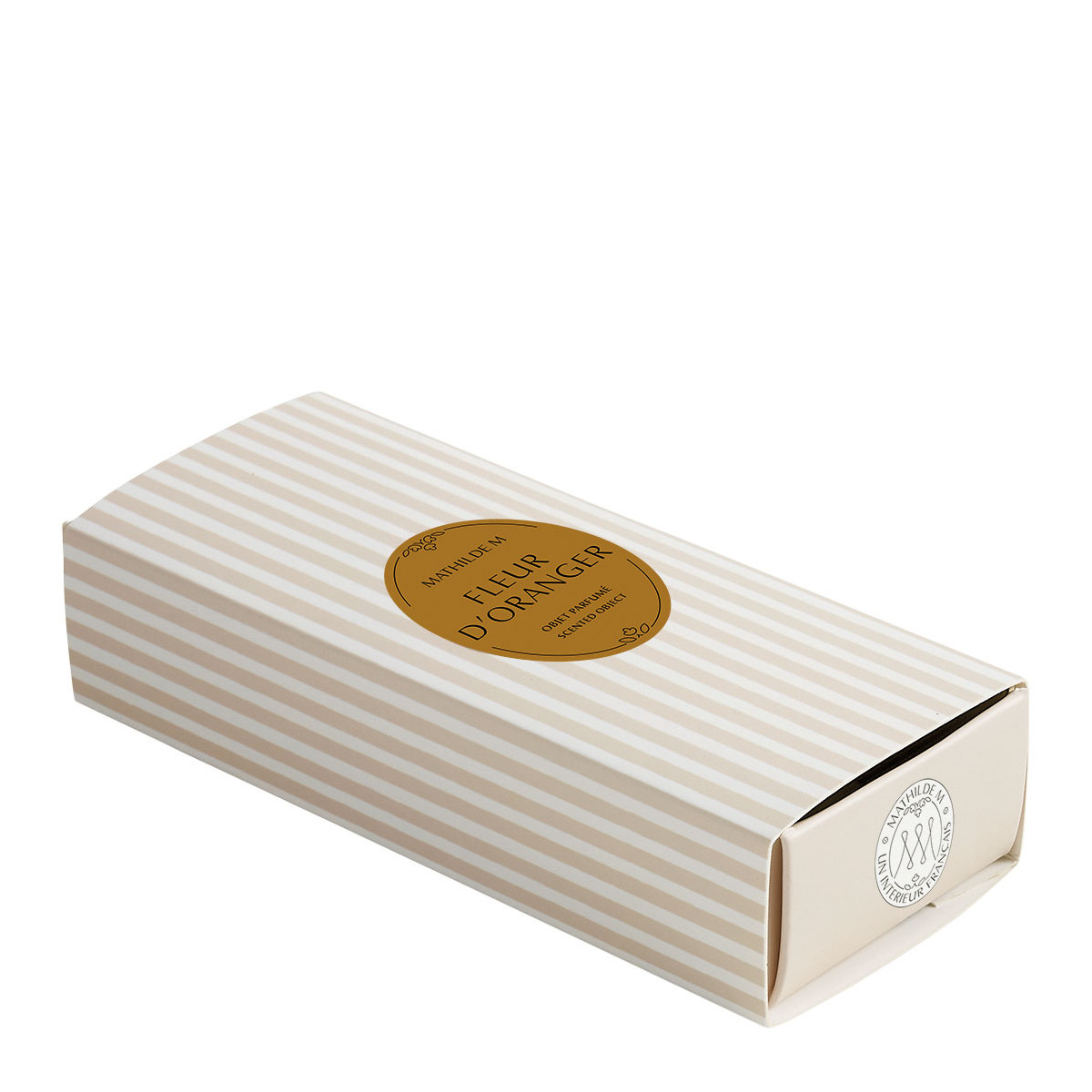 Coffret de 3 décors fondants en cire parfumée - FLEUR DE D'ORANGER blanc, MATHILDE M